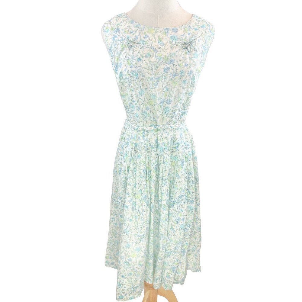 Vintage 60's Colony Classics Floral Tie Waist Dress
